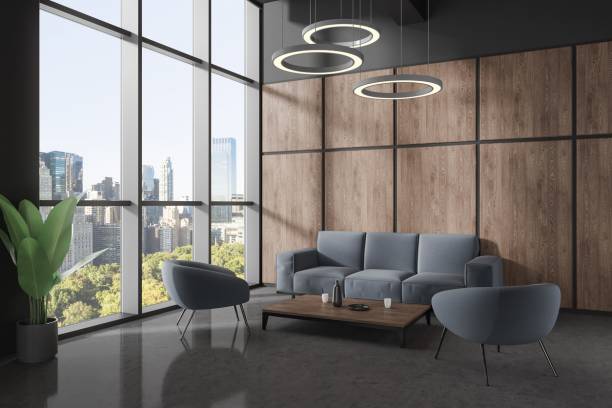 coin détente bureau, canapé convertible en cuir